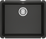 Franke Kubus X KXK 110-51, Fraceram Unterbau-Keramiksple, Farbe Anthrazit matt, 126.0735.187