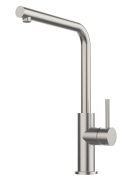 Systemceram KeraDomo SKIVA, Einhebelmischer, Hochdruck, 10040, Edelstahl massiv