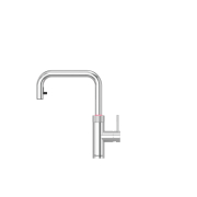 Quooker Flex Square, Verchromt glnzend, mit PRO3 und CUBE, FXSCHRPRO3CUBE, 7 JAHRE GARANTIE