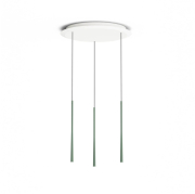 BORA Stars Pendelleuchte 3-fach zirkular - moosgrn, LSZMG