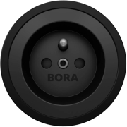 BORA Steckdose Typ E All Black, USTEAB