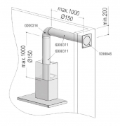 berbel Abluft-Set I 150 bT Rund, 1090054