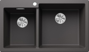Blanco Pleon 9 Einbausp�le, Silgranit, Farbe felsgrau, InFino Ablauf, 523058