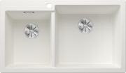 Blanco Pleon 9 Einbausp�le, Silgranit, Farbe weiss, InFino Ablauf, 523061