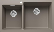 Blanco Pleon 9 Einbausp�le, Silgranit, Farbe tartufo, InFino Ablauf, 523064