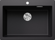 Blanco Pleon 8 Einbausp�le, Silgranit, Farbe schwarz, InFino Ablauf, 525957