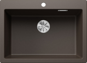 Blanco Pleon 8 Einbausp�le, Silgranit, Farbe cafe, InFino Ablauf, 523052