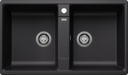 Blanco Zia 9 Einbausp�le, Silgranit, Farbe schwarz, 526029