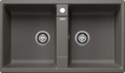 Blanco Zia 9 Einbausp�le, Silgranit, Farbe vulkangrau, 527393