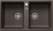 Blanco Zia 9 Einbausp�le, Silgranit, Farbe cafe, 516683