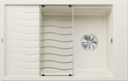 Blanco Elon XL 6 S Einbausp�le, Silgranit, Farbe softweiss, InFino Ablauf, ohne Ablauffernbedienung, 527069
