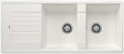 Blanco Zia 8 S Einbausp�le, Silgranit, weiss, ohne Ablauffernbedienung, 515597