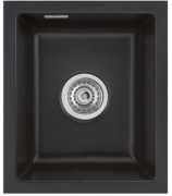 Systemceram KeraDomo MERA 32 U/g, geschliffene Oberseite, Farbe Nigra (matt), mit 5 Jahren Garantie