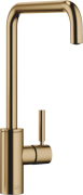Dornbracht META SQUARE Einhebelmischer f�r Sp�l-/ Profibrause, Hochdruck, Dark Brass geb�rstet (PVD), 33826861-39