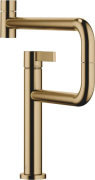 Dornbracht Tara Ultra Pivot Einhebelmischer, Hochdruck, Dark Brass geb�rstet (PVD), 33845875-39